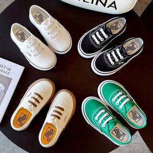 Sneakers Childrens Canvas Shoes Kids Sneakers Fashion Kids Autumn New Sneakers Toddler Girl Shoes Boys Design Flat Soft Casual Shoes Q240527