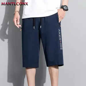 Pantaloncini da uomo Fashion Casual Board Summer Stretch Stretch per gli uomini che fa jogging con pantaloni corti Bondo maschio nero