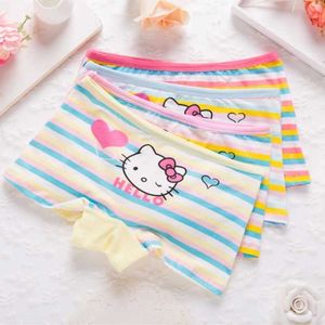 Panties 4Pcs/lot Girl Boxer Shorts Children Underwear for Girls Cotton Boxer Underwear Kids Panties Y240528