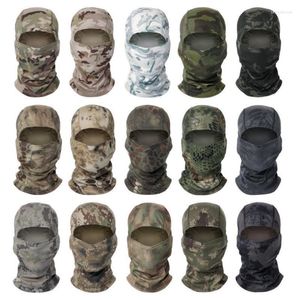 Bandanas Tactical Camouflage Balaclava Full Face Mask Wargame CP Military Hat Hunting Bicycle Cycling Army Multicam Bandana Neck Gaiter 259T