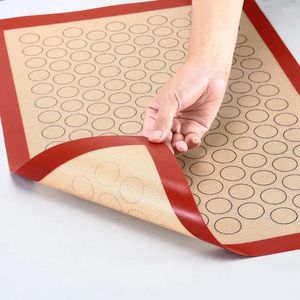 Baking Tools Silicone Macaron Mat - For Bake Pans Macaroon/Pastry/Cookie Making Professional Grade Nonstick