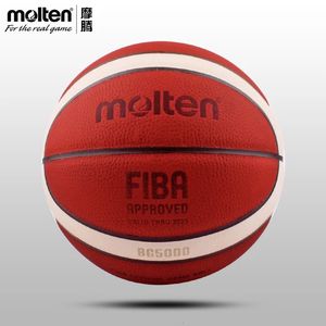 Original Molten BG5000 Basketball FIBA Official Certification Match Indoor Men Training Ball Cow Leather Man Basket balls Size 7 240527
