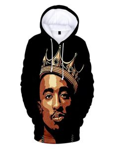 2020 New Explosion Models Amazon US Rapper Remembrance Clothes Adult 3D Color Printing Hooded Sweater High Quality Size 2XS-4XL8813117
