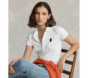 Summer Designer Womens Polos krótkie haft konia Polo Przyczynowy moda bizne