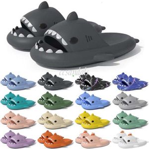 Free Shipping Designer shark slides one sandal slipper for men women GAI sandals pantoufle mules men women slippers trainers flip flops sandles color36