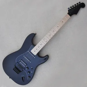 La chitarra elettrica Black Floyd Rose con pickup ssh acero tastiera 22 tasti di pickguard nero può essere personalizzato