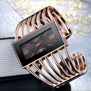 Womens Watch Luxury Fashion Rose Gold Bangle Armband Watch Women Dress Clock Female Lady Girls Wristwatch Relojes H1012 197J