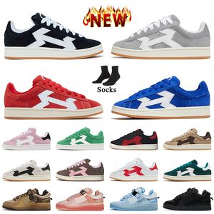 Campus 00s Bad Bunny Shoes Casual Trainers Forum 84 Low Top Black White Dark Green Gum Cream Suede Leather Blue Pink【code ：L】Platform Sneakers