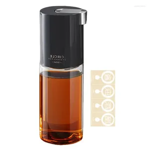 Storage Bottles Vinegar Dispenser No Drip Soy Sauce Olive Oil Bottle 500ml Cooking Glass For And