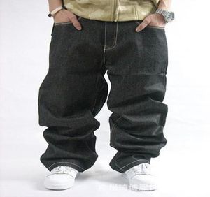 Europa e Estados Unidos mais fertilizantes XL influxo de calças de jeans homens calças de skate de hiphop hiphop solto floral9052297