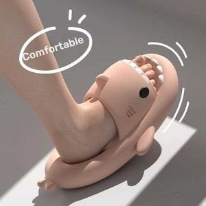 Slippers Summer Shark Sandals Womens Shark Slippers Anti slip EVA Solid Color Couples Outdoor Cute Indoor Fun Shoes T240528