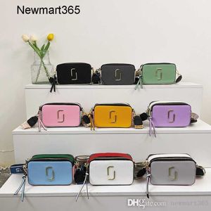 Дизайнерские женские мешки на плече 2023 Contrast Color Small Square Camera Bag Trend Letter Single Scesshort Bag 292E