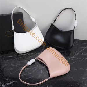 Cleo Underarm bag shoulder bags High quality Designer Crossbody bag Shiny leather handbag Messenger for women fashion crescent bag Hobo 212P