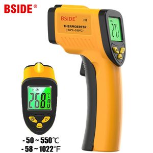Bside Infraröd termometer Professional Digital IR-LCD-temperaturmätare -50 ~ 550 Icke-kontakt lasertermometrar Pyrometer 240528