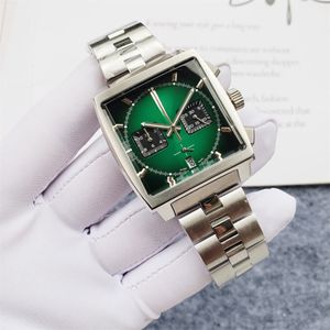 Tag Watch AAA Men Heure Chronograph Six игл календарь полная функция бренд F1 часы для ремеша по борьбе с нержавеющей сталью Quartz Watches Hre11