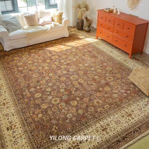 Carpets Yilong 12'x14.8' Large Hand Knotted Wool Carpet House Handmade All Ove Rugs (YLRugP5001)
