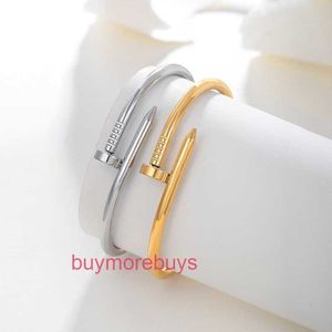 Designer Screw Bangle Bracelet Nails Love Luxury Jewelrys Carer Original Trendy 18K Gold Diamond for Women Men Nail Bracelets Silver Jewelry Bracelet OZ64