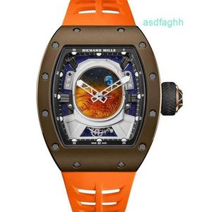 Richamills herreserie RM 52-05 Astronaut svänghjul Titaniumlegering Emalj Mars Disk Limited till 30 stycken WN-P12O