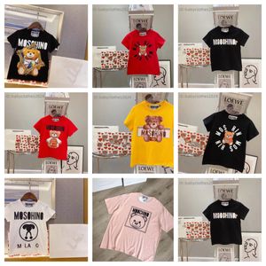 Dhgate barns designer liten björn bra tryck t-shirt barnkläder pojkar och flickor t-shirt kortärmad sommarförskola t-shirt brev barnkläder