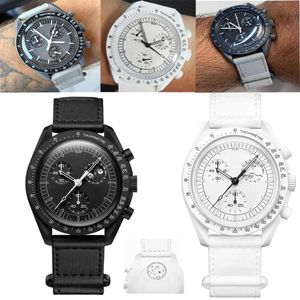 腕時計新しいホワイトトップオブザラインラグジュアリーメンズプラスチックケースタイミングコード探査AAAメンズクロックT240524