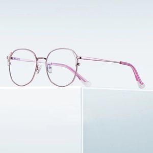 Glasses Women Fashion Female Eyeglasses with Recipe Alloy Flexible Metal Stylish Optical Prescription Eyewear Woman Specs 240528