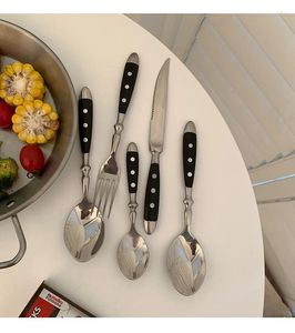 Spoons Soup Tableware Kitchen Western Cuisine Stainless Steel Dessert Household Simple High Quality Eco Friendly
