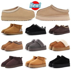 2024 Hot Man Women Slipper Snow Boots Plush Päls Keep Warm Boots With Card Dustbag Soft Casual Tisters Presents
