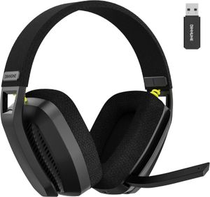 Binnune BW06 2.4G bezprzewodowy zestaw słuchawkowy do gier z Flip Enc Mic dla PC Gamer Dual Mode Sheadfonaty Bluetooth 240527