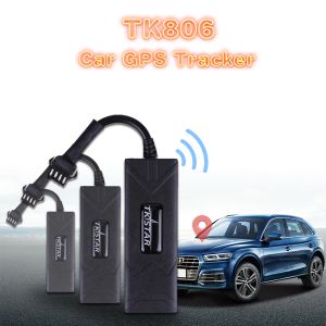 Snabb leverans Mini GPS Car Tracker TK806 DC 10V-80V Avstängda oljekraft Voice Monitor Real Time Tracking gratis webbapp Android iOS