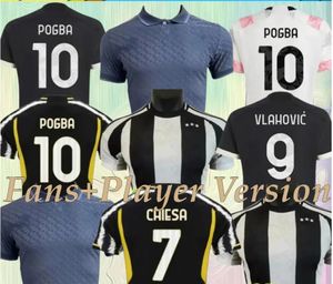 24 25 Juventu Soccer Trikots di Maria 2024 Juve Football -Shirts Fans Spieler Version Mens Kids Kits Yildiz Maglia Juventus Home Away 3. Vlahovic Bonucci Kean