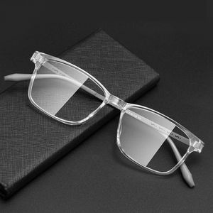 Очки рамки мужчины сверхлегкая квадратная миопия рецептурные очки мужские металлические полные оптические рамы без винтовых очков 99103T 240528