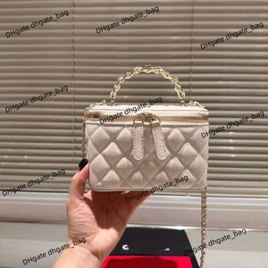 Women's Luxury handbag designer Bags wallet New Versatile Lingge Embroidered Thread Box Bag handheld Fashion portable One Shoulder Crossbody Small Square bag