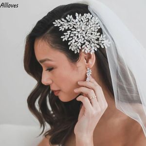 Rhinestone Bridal Headpiece Wedding Headwear Hair Accessories Woman Headband Jewelry Bride Headdresses for Party Prom CL2819