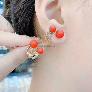 2024 South Koreas new Pearl s925 Silver Needle a popular live broadcast on the internet features earrings female ear bone clips and two wearing
