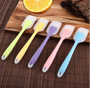 FDA translúcida pequena espátula silicone integrada espátula ferramentas de cozinha bolo cozinha de abacate mixer de creme de sorvete de spatula scoop4622701