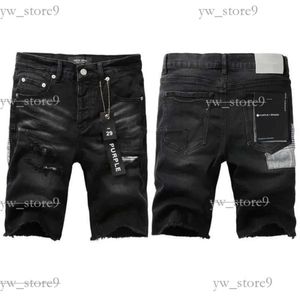 Designer Mens Jeans Shorts Hip Hop Casual Purple Jeans Short Knee Lenght Jean Clothing 28-40 Size High Quality Purple Brand Jeans Shorts Denim Jeans d786