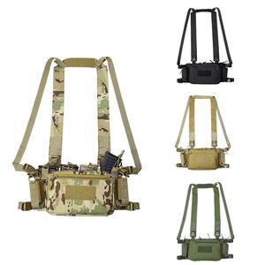 Airsoft Gear Molle Vest Accessy Accessy Tactical Camouflage Senge Rig Mag Pouch Outdoor Sports Magazine Bag Carrier Combat Assault No06-040 Fnnhg