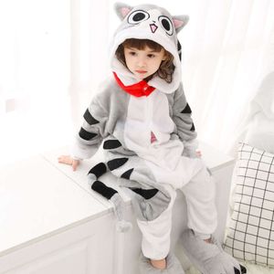 Dzieci Kigurumi Unicorn Pamas Kids Animal kombinezon kombinezon kombinezonu kota pama twowa odzież cosplay pajama pijamas l2405