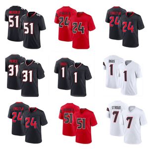 Dhgate Maglie da calcio personalizzate Yakuda Dhgate Strouo 7 Pitre 5 Mixon 28 Collins 12 Oiggs 1 Oell 3 Pierce 31 Stingley .jr 24 Anoerson Jir 51 Progetta il tuo