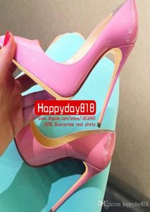 Casual Designer sexy lady fashion women shoes pink patent leather pointy toe stiletto stripper High heels Prom Evening pumps large4579934