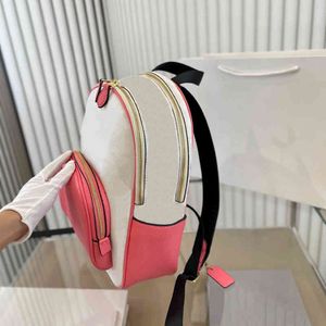 backpack bookbags designer backpacks woman back packs Fashion Color Matching Large Capacity Leather handbag shoulder 220902 261L