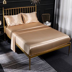 Lençóis de seda capa de edredom de alta qualidade conjuntos de cama de quatro peças 9 cores à venda Conjuntos de edredom 302m