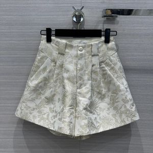 Primavera Verão Verão Versátil Gold Butterfly High Wistide Shorts Longo Ashaped Woman Woman Troushers Oversize Korea Fashion 240518