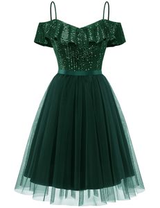 Short Homecoming Dresses Sequins Spaghetti Sweetheart Tulle A-Line Plus Size Cocktail Formal Occasion Cocktail Prom Party Graudation Gowns Hc30