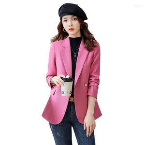 Frauenanzüge formelle Blazer Manteljacken für Frauen professionelle Langarm Büro Damen Arbeit tragen Herbst Winter Outwear Tops Kleidung