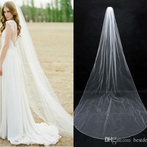 2017 Newest One Layer With Comb Veil Re-embroidered Soft Tulle Bridal Veil Ivory Lace Scallop Veil Wedding Bridal Accessories CPA077 246q