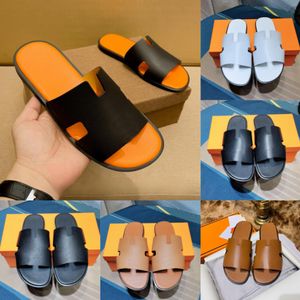 Männer Slipper Designer Sandalen Mode Flip Flop Leder Heritage Kalb