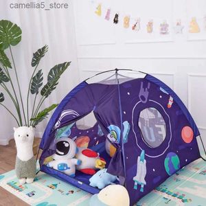 Rasa de brinquedos de brinquedos portáteis da tenda de bebê tipi bola de bebê panorpen tenda de acampamento jogos ao ar livre jardim infantil tereepee space tem temas crianças q240528