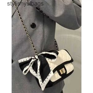 Cross Body Niche and versatile small fragrance rhombic chain bag square womens new high-end one-shoulder crossbody H240529