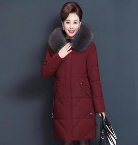 8XL Winter Jacket Women Parka Hooded Loose Warm Long Down Cotton Coat Female Large Size Padded Pockets Women Winter Coat Q19728689066